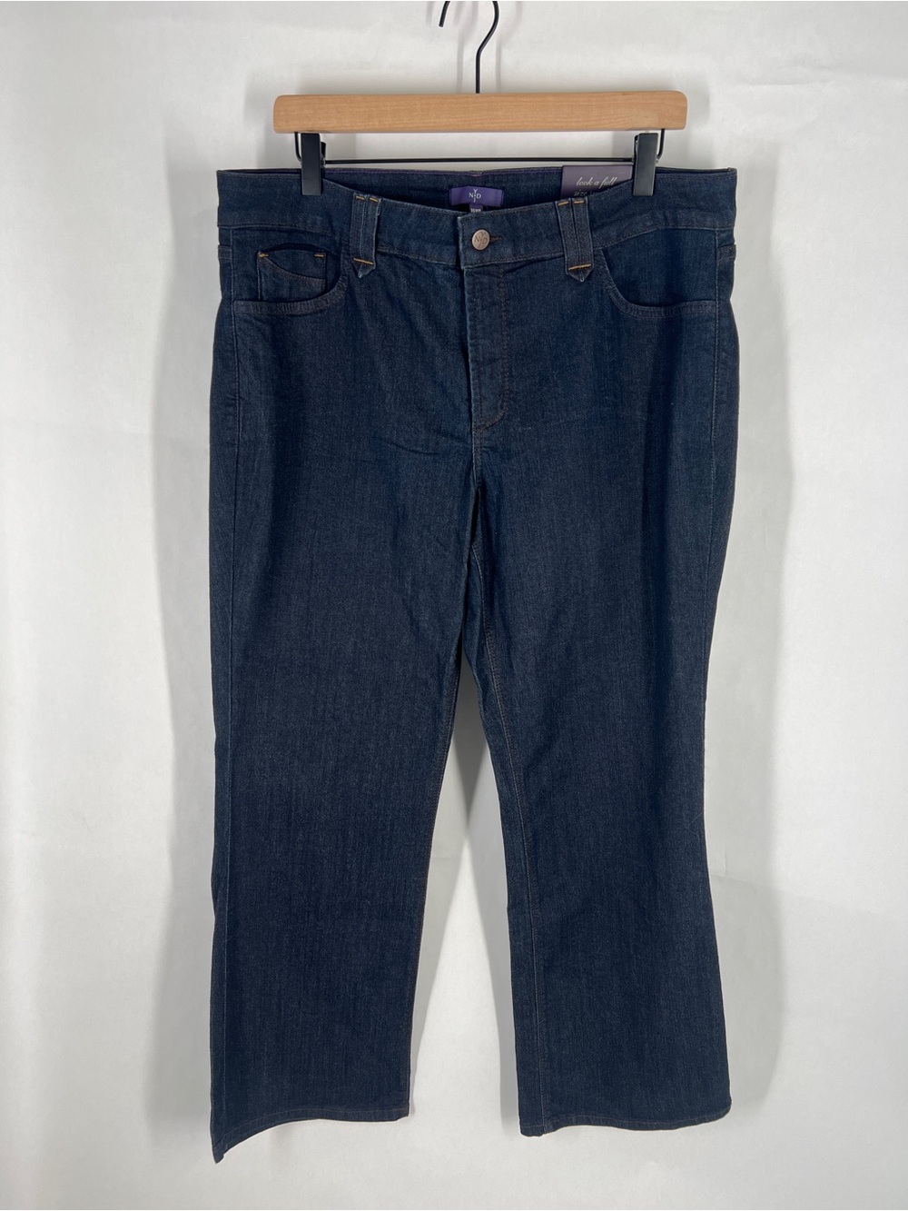 NYDJ‎ Dark Indigo Straight-Leg Jeans